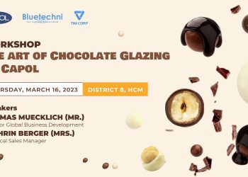 Registration for the Workshop “The art of chocolate glazing by CAPOL” is open now!