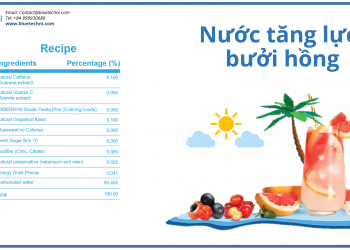 Tăng lực bưởi hồng (Pink Grapefruit Energy Drink)