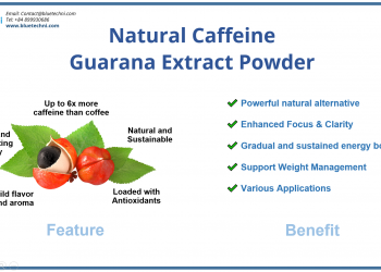 Unlocking the Energy Boost by Amazonian Guarana Extract Powder – Four to Six Times More Caffeine than Coffee Beans!