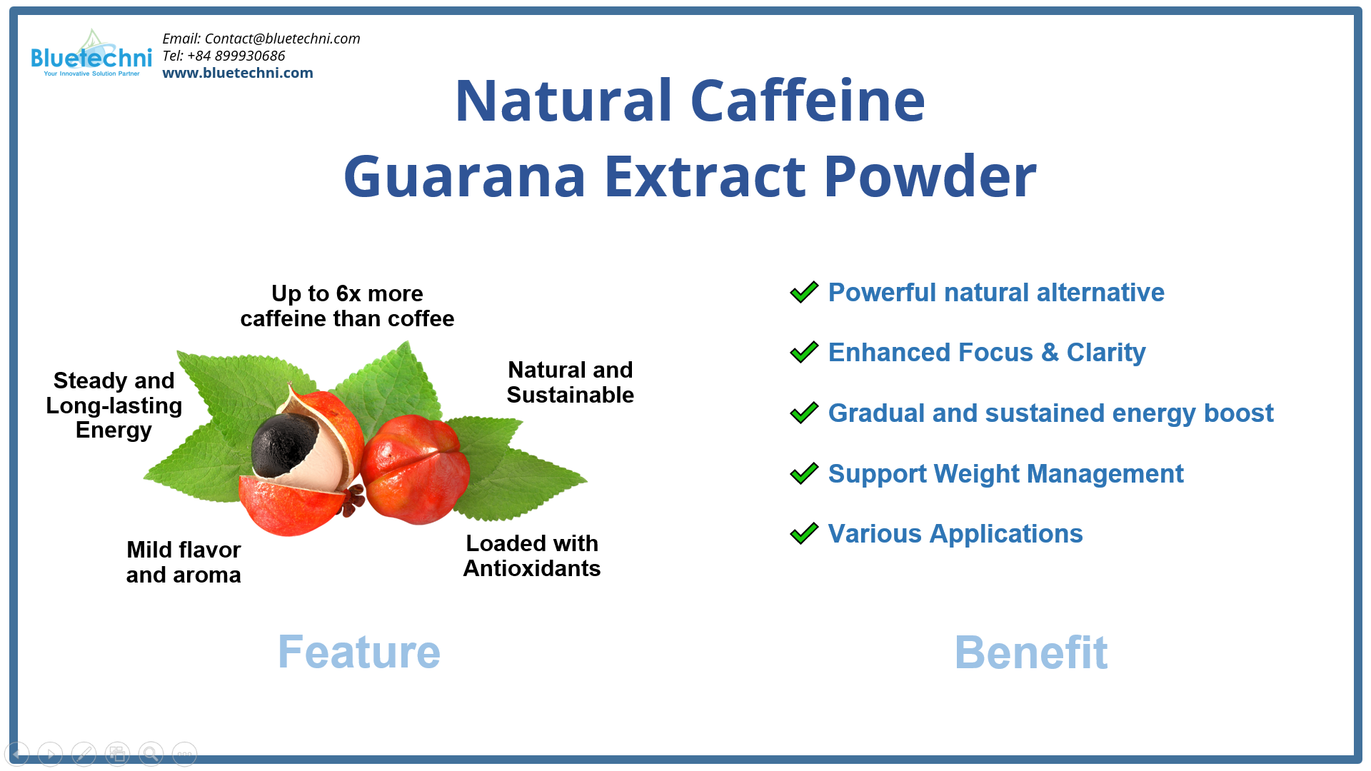 Guarana and antioxidant benefits